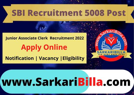 SBI Junior Associates Clerk 2022 Pre Admit Card